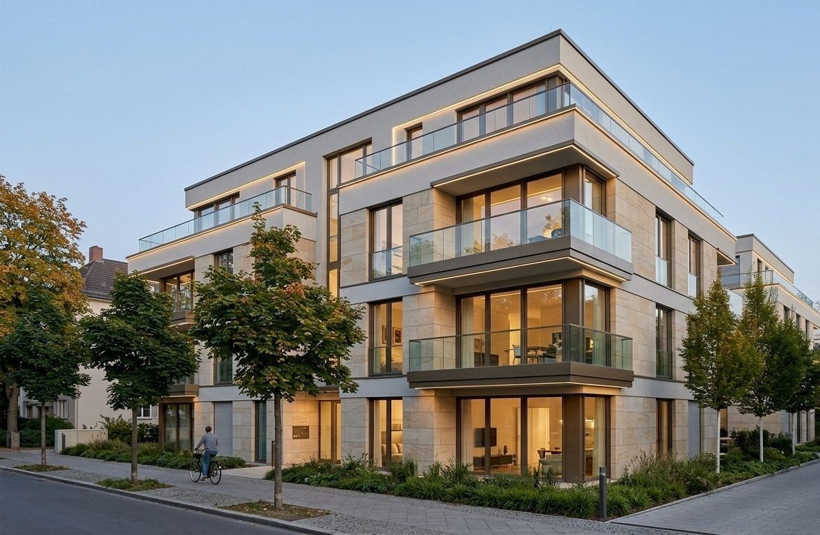 Modernes Mehrfamilienhaus – Immobilien